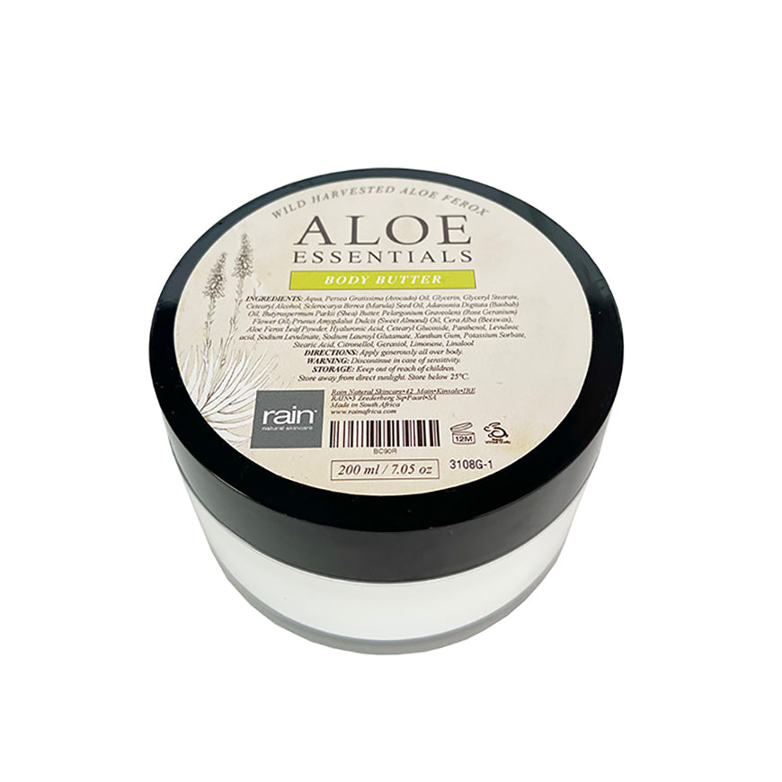 body shop aloe body butter aloe essentials body butter – Rain Natural Skincare SA