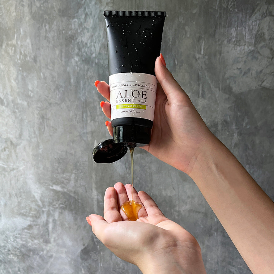 aloe essentials shower paste – Rain Natural Skincare SA