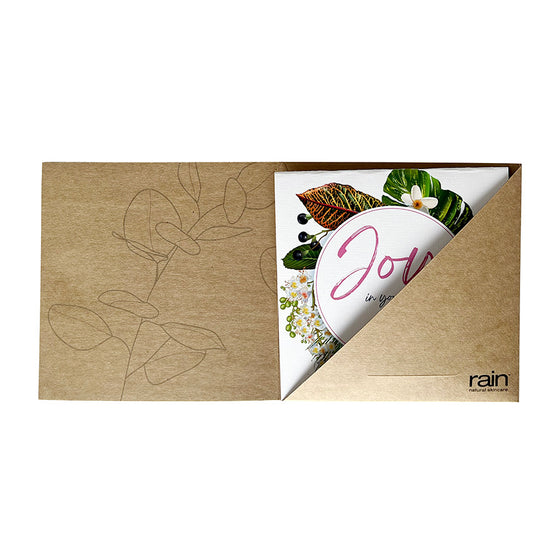 gift card with sleeve - joy in my heart