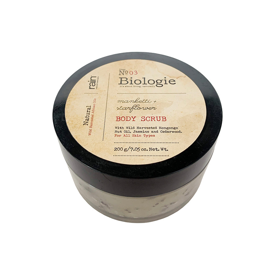 biologie manketti and star flower body scrub