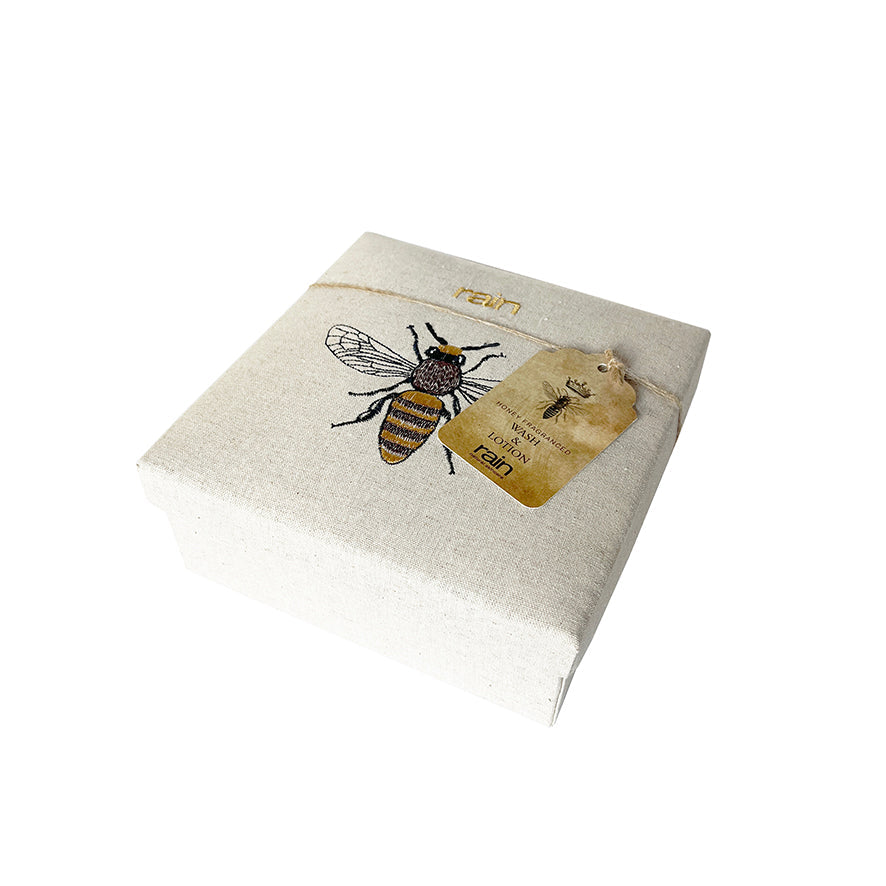 bee essential remedies lotion and wash gift box