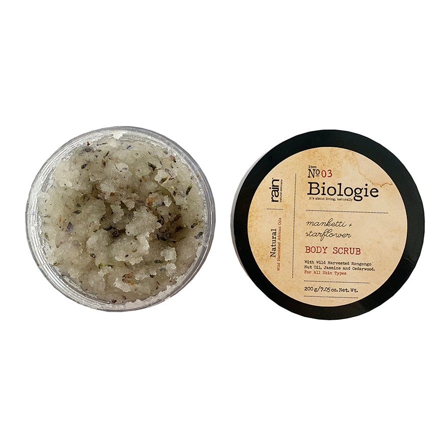 biologie manketti and star flower body scrub