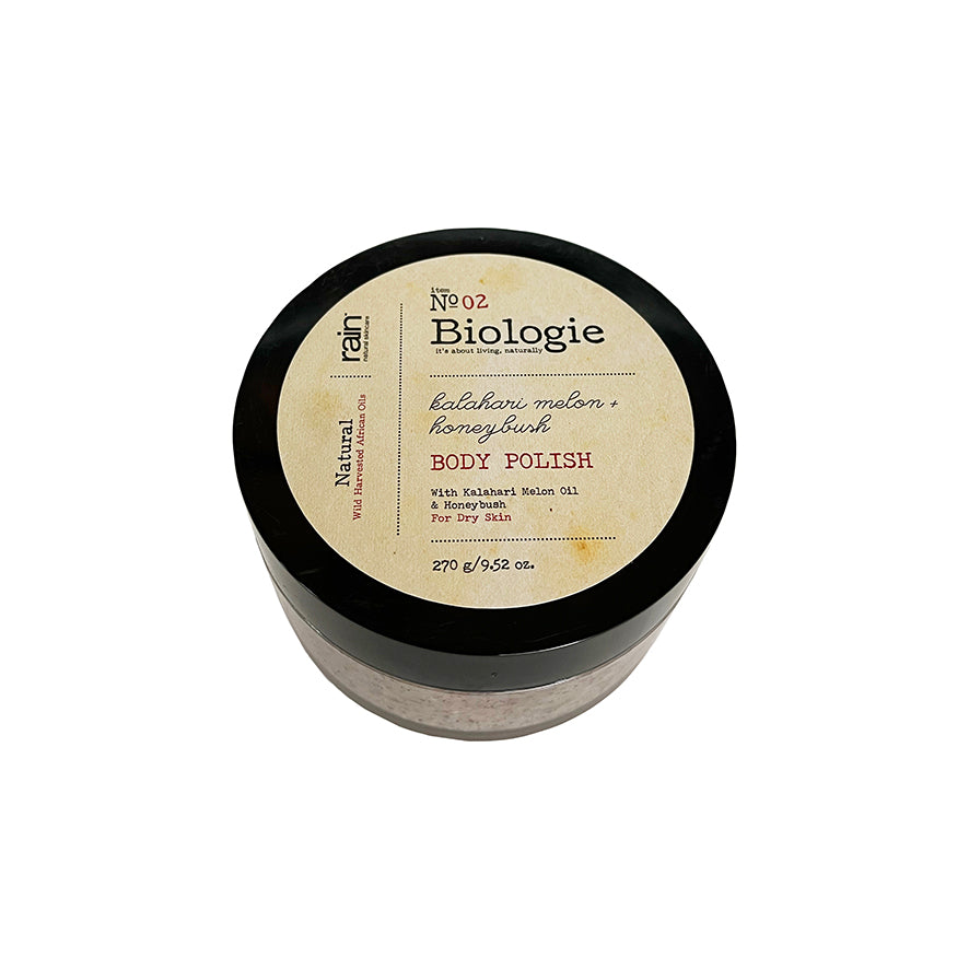 biologie kalahari melon and honeybush body polish