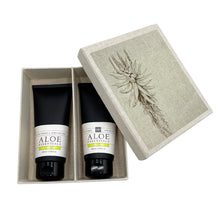 aloe essentials shower paste and lotion set