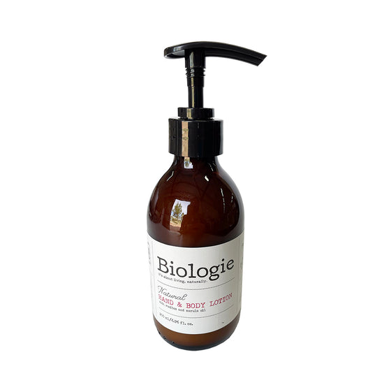 biologie natural hand and body lotion