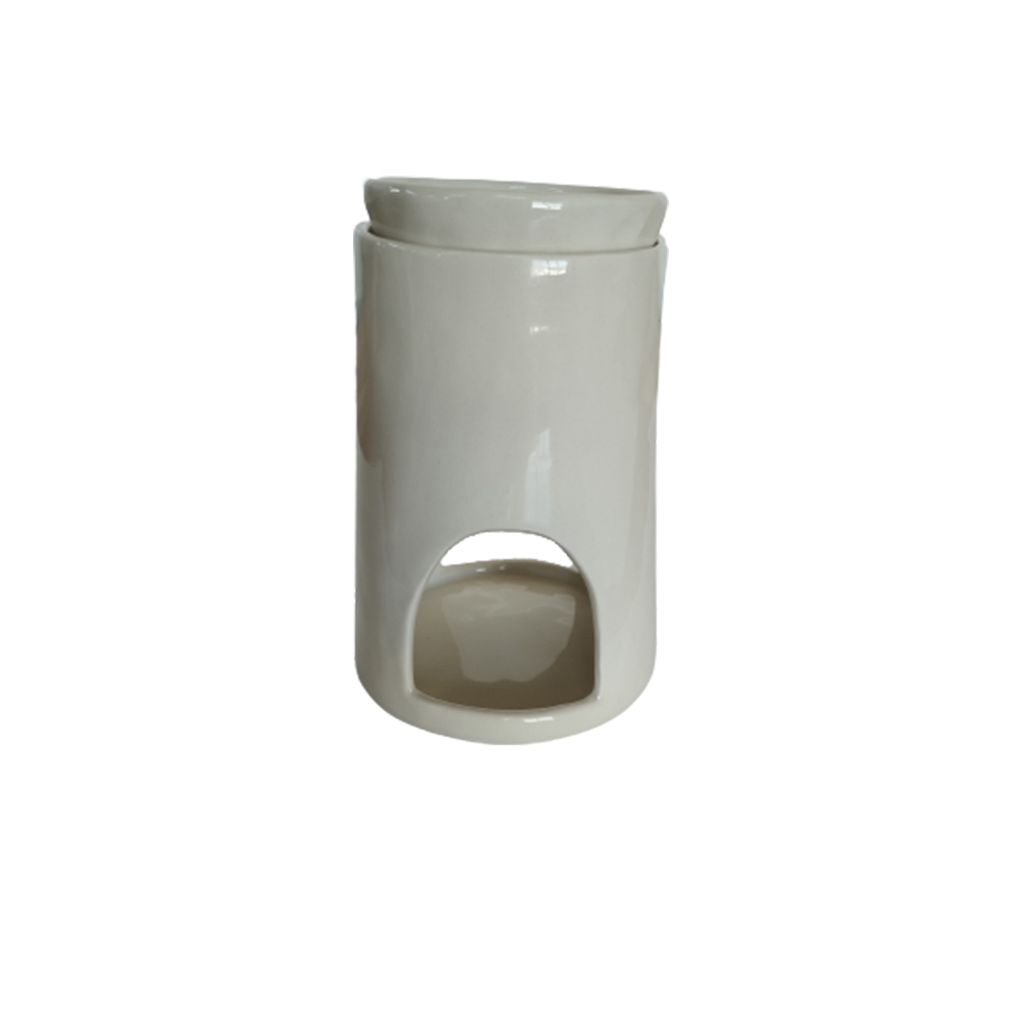 lighthouse oil burner - ivory